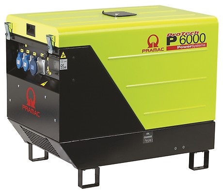 картинка Дизельный генератор Pramac P6000, 400V, AVR, IPP, в кожухе от компании Нова Механика