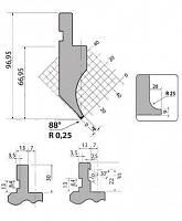 картинка Пуансон тип Promecam P.97.88.R025 компании Нова Механика