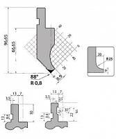 картинка Пуансон тип Promecam P.97.88.R08 компании Нова Механика